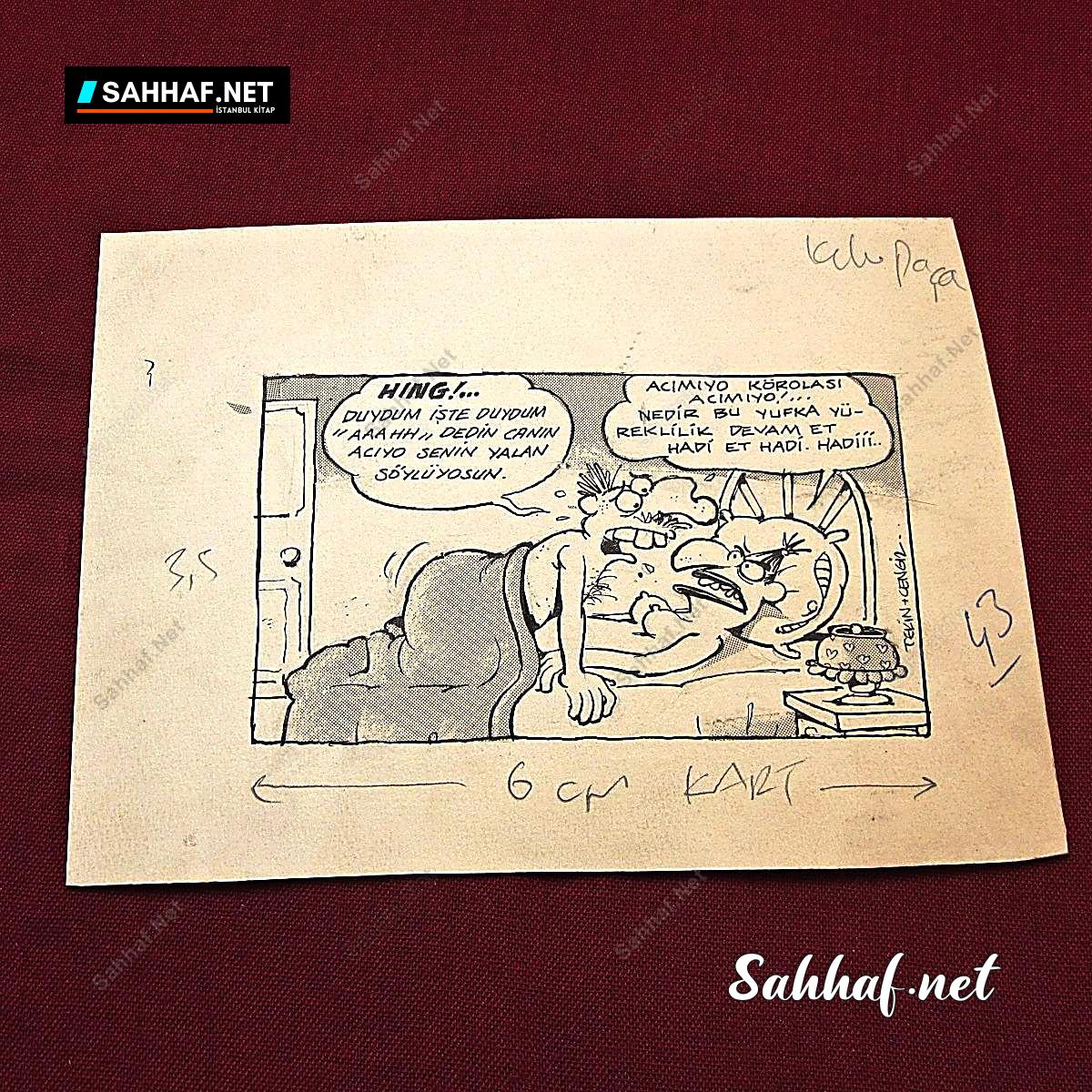 Kitap Dergi Efemera ORİJİNAL KARİKATÜR Sahhaf.Net 2 ORİJİNAL KARİKATÜR Sahhaf.Net Kitap Dergi Efemera 2