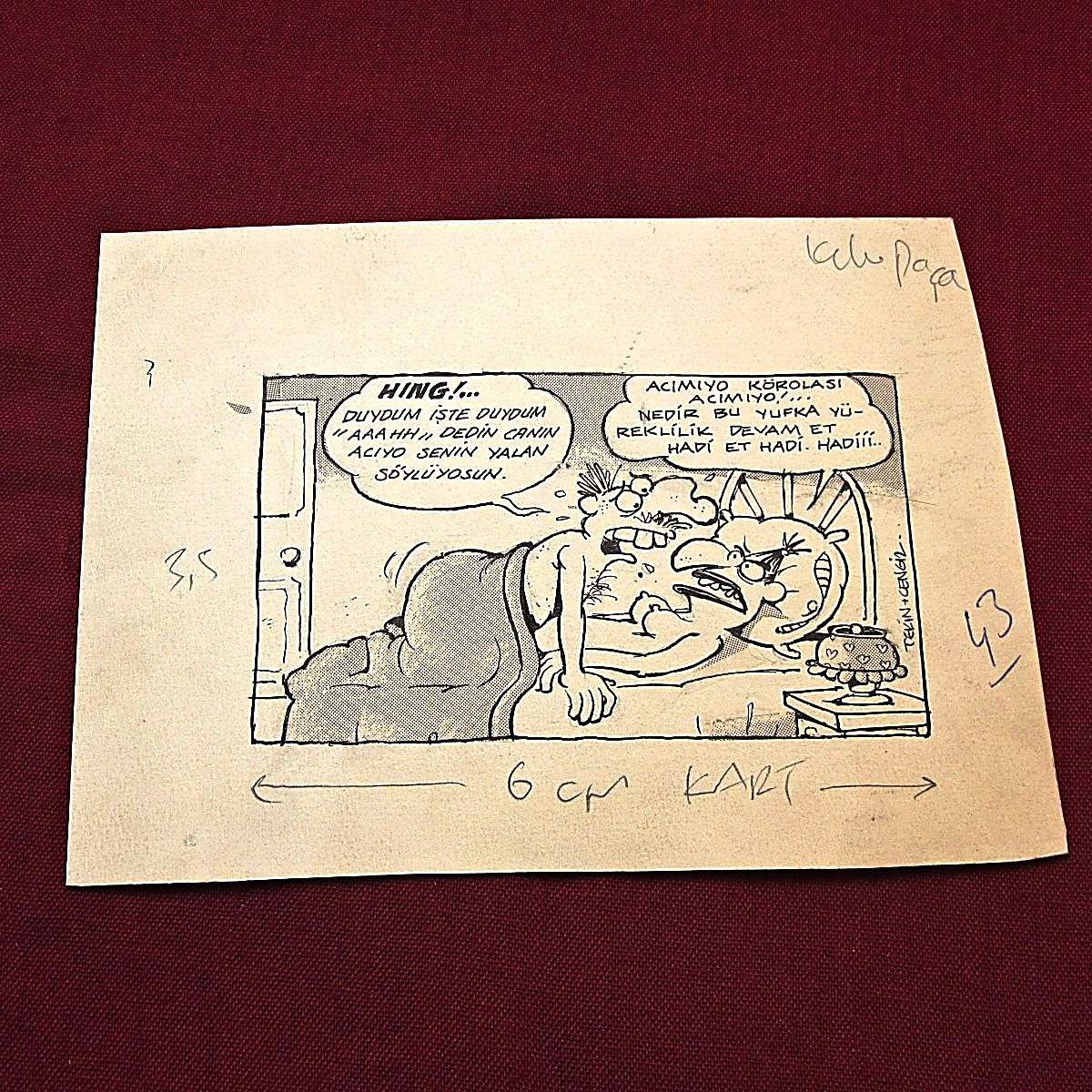 CİNSELLİK KONULU ORİJİNAL KARİKATÜR 1 CİNSELLİK KONULU ORİJİNAL KARİKATÜR