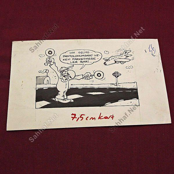 ORİJİNAL KARİKATÜR Sahhaf.Net Kitap Dergi Efemera 2