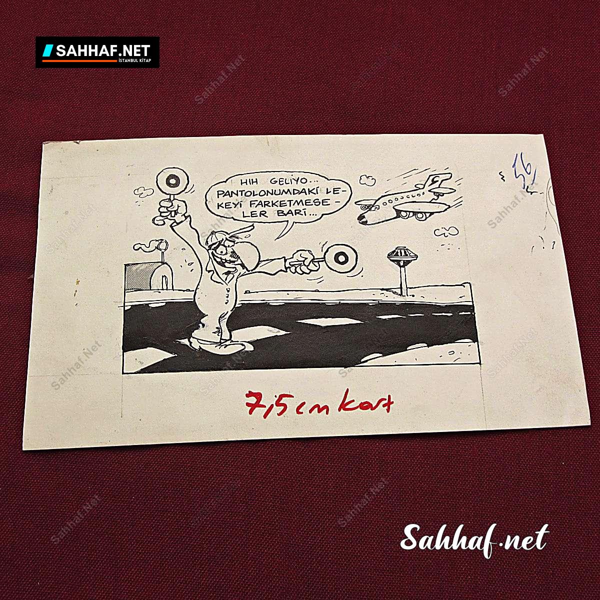 Kitap Dergi Efemera ORİJİNAL KARİKATÜR Sahhaf.Net 2 ORİJİNAL KARİKATÜR Sahhaf.Net Kitap Dergi Efemera 2