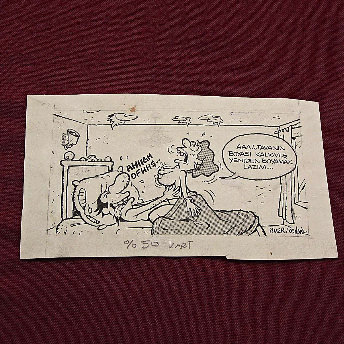 CİNSELLİK KONULU ORİJİNAL KARİKATÜR 1 CİNSELLİK KONULU ORİJİNAL KARİKATÜR