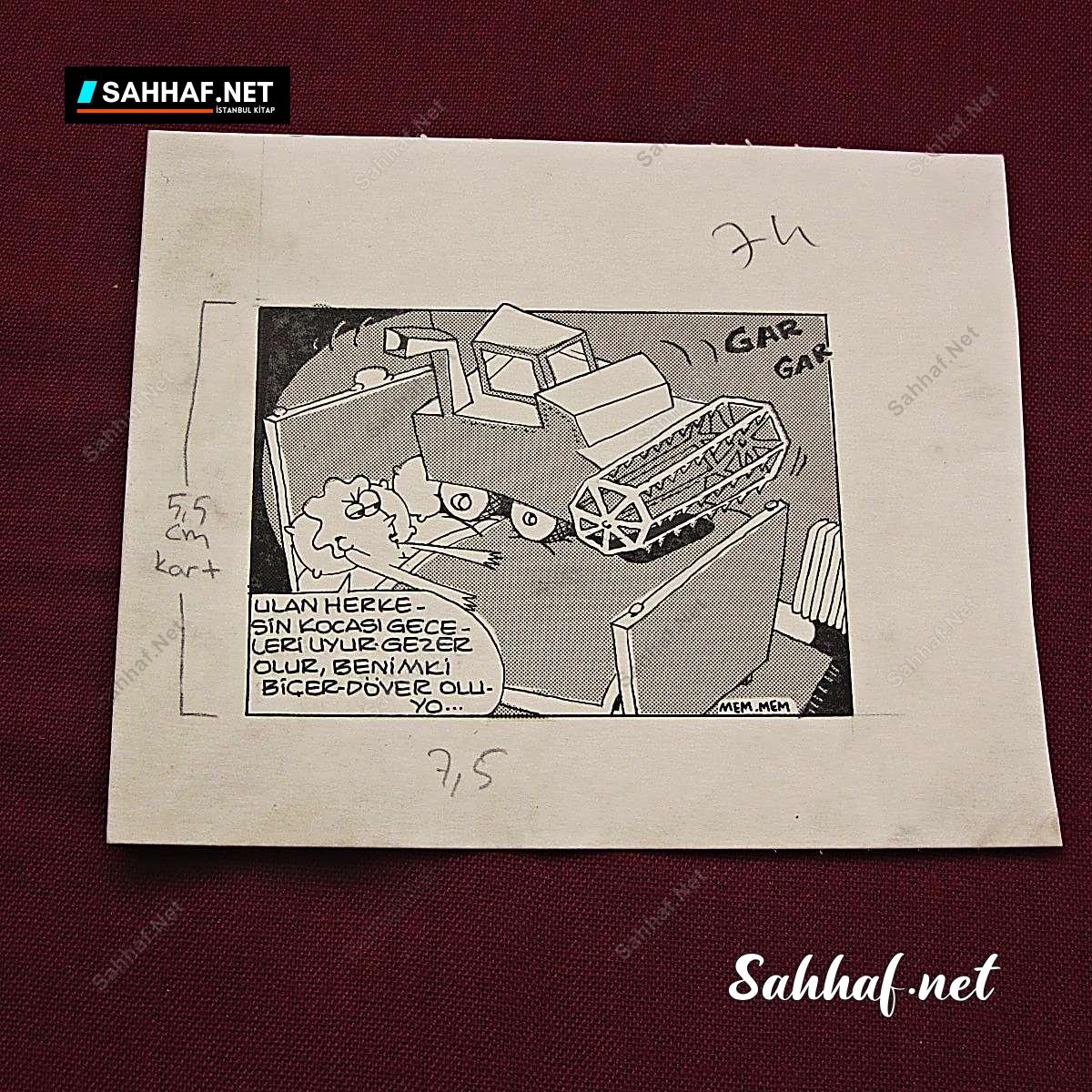 Kitap Dergi Efemera ORİJİNAL KARİKATÜR Sahhaf.Net 2 ORİJİNAL KARİKATÜR Sahhaf.Net Kitap Dergi Efemera 2