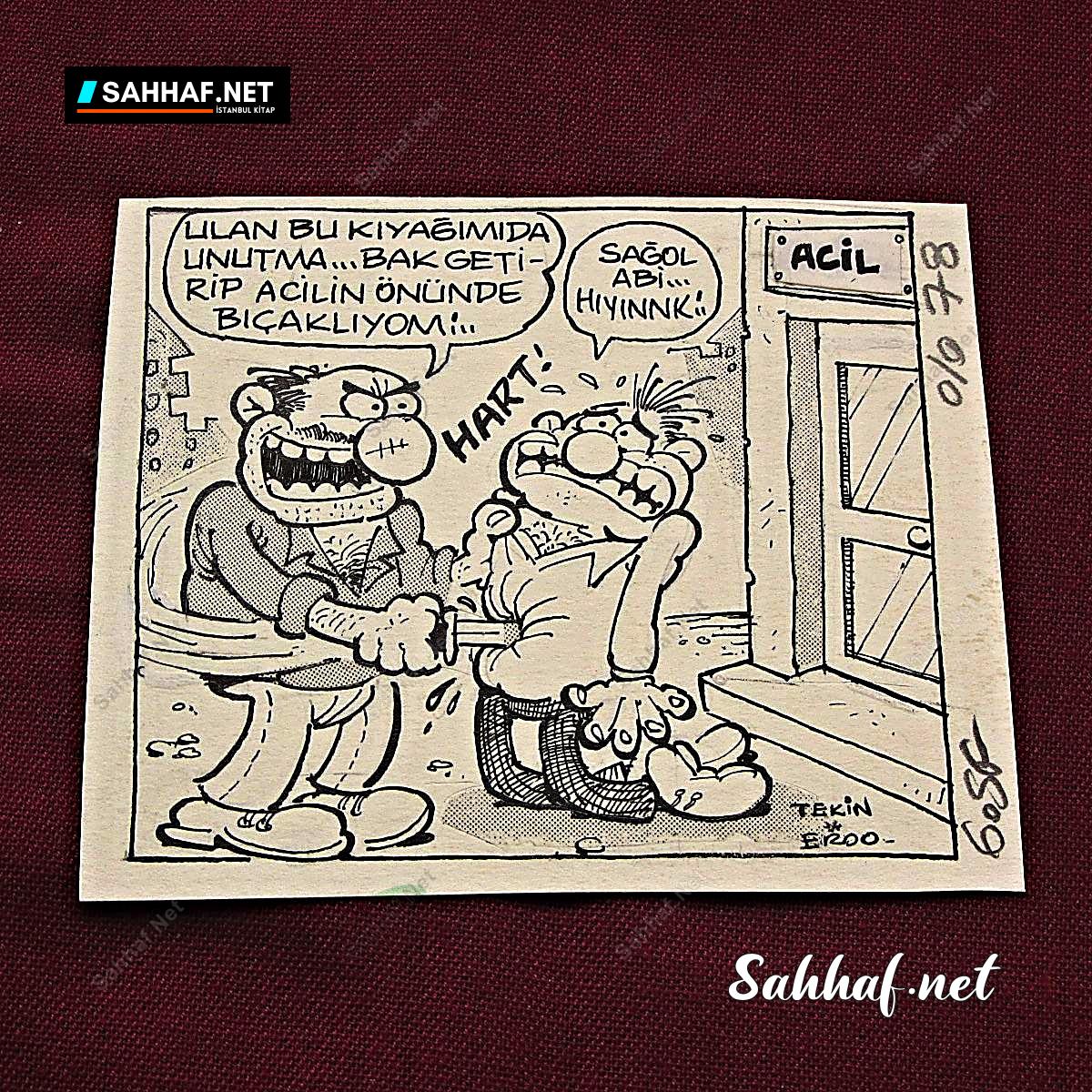 Kitap Dergi Efemera ORİJİNAL KARİKATÜR Sahhaf.Net 2 ORİJİNAL KARİKATÜR Sahhaf.Net Kitap Dergi Efemera 2