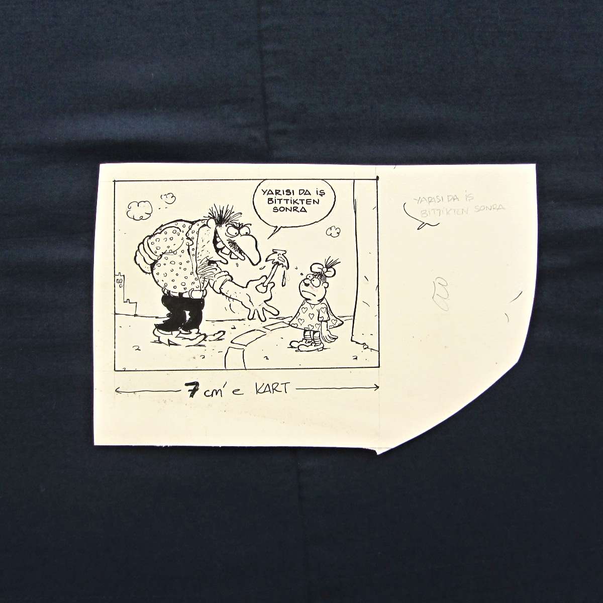 CİNSEL İSTİSMAR KONULU ORİJİNAL KARİKATÜR 1 CİNSEL İSTİSMAR KONULU ORİJİNAL KARİKATÜR