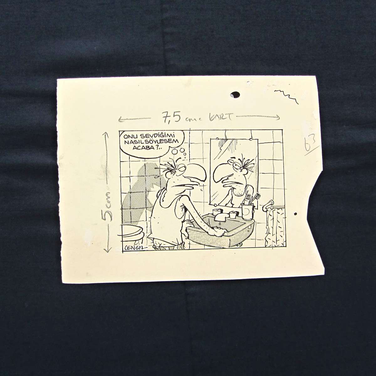 İLİŞKİ KONULU ORİJİNAL KARİKATÜR 1 İLİŞKİ KONULU ORİJİNAL KARİKATÜR