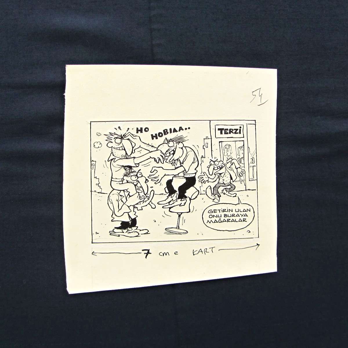 TERZİ MANKENİ ORİJİNAL KARİKATÜR 1 TERZİ MANKENİ ORİJİNAL KARİKATÜR