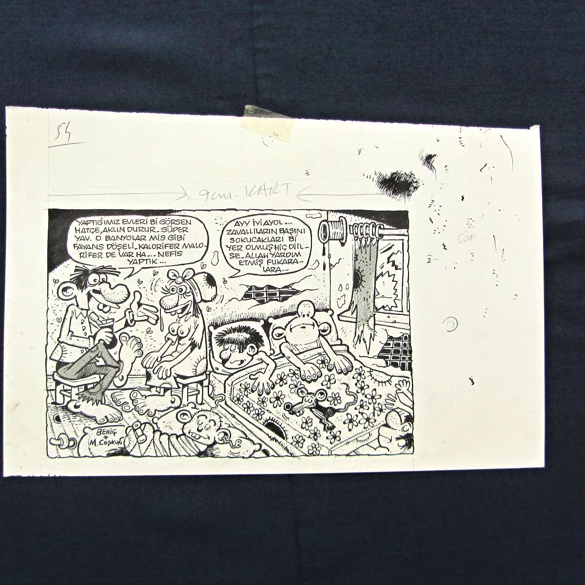 FAKİRLİK KONULU ORİJİNAL KARİKATÜR 1 FAKİRLİK KONULU ORİJİNAL KARİKATÜR