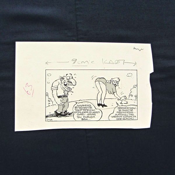 SAPIK KONULU ORİJİNAL KARİKATÜR 58 SAPIK KONULU ORİJİNAL KARİKATÜR