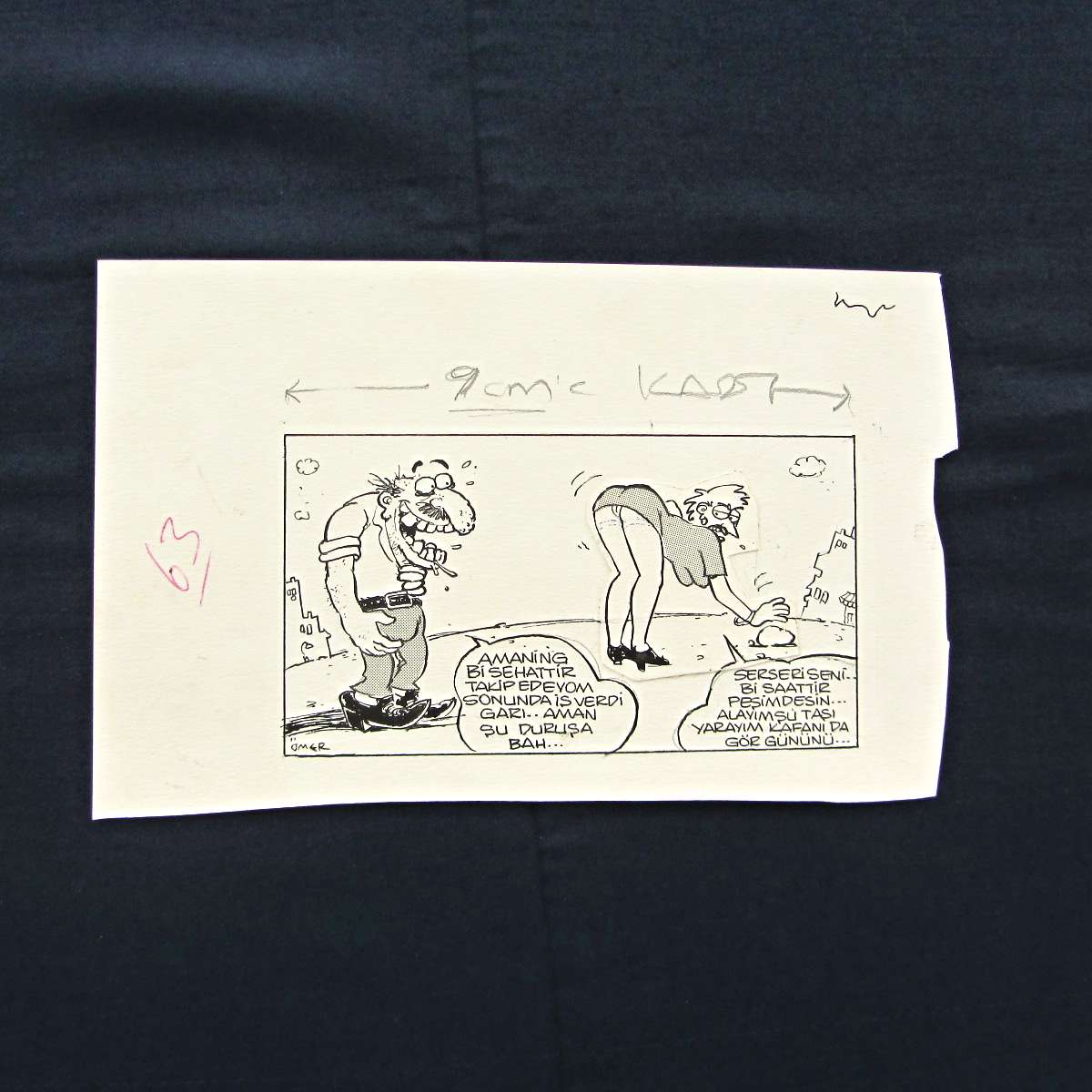 SAPIK KONULU ORİJİNAL KARİKATÜR 1 SAPIK KONULU ORİJİNAL KARİKATÜR