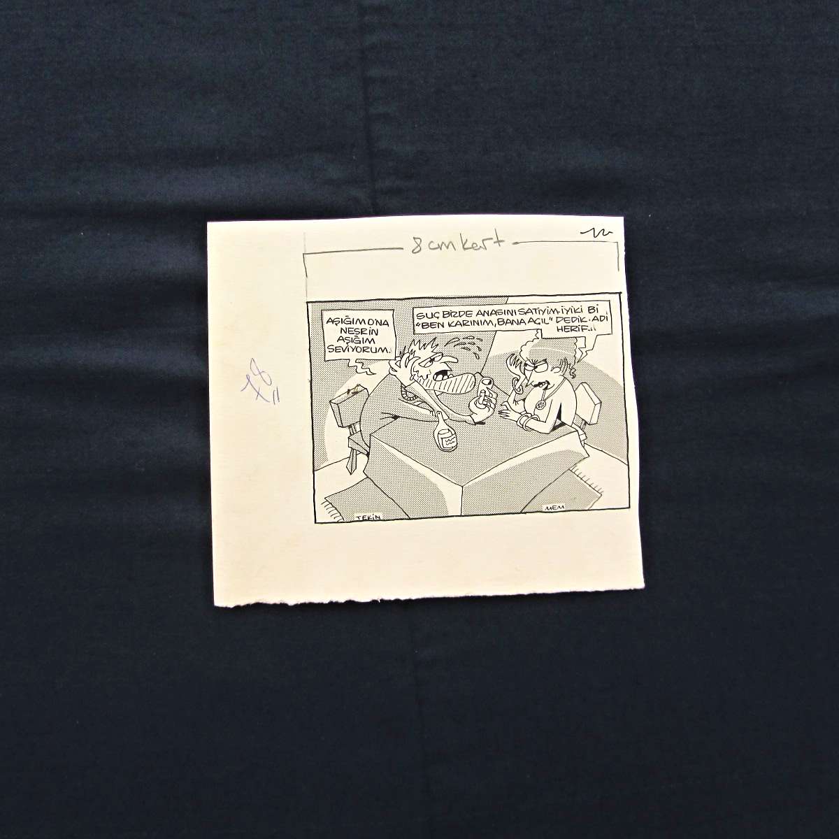 ALDATMA KONULU ORİJİNAL KARİKATÜR 1 ALDATMA KONULU ORİJİNAL KARİKATÜR