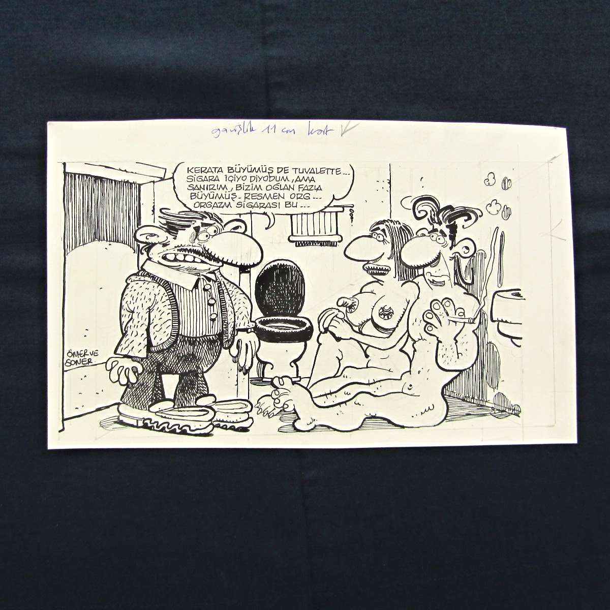 ERGENLİK KONULU ORİJİNAL KARİKATÜR 1 ERGENLİK KONULU ORİJİNAL KARİKATÜR