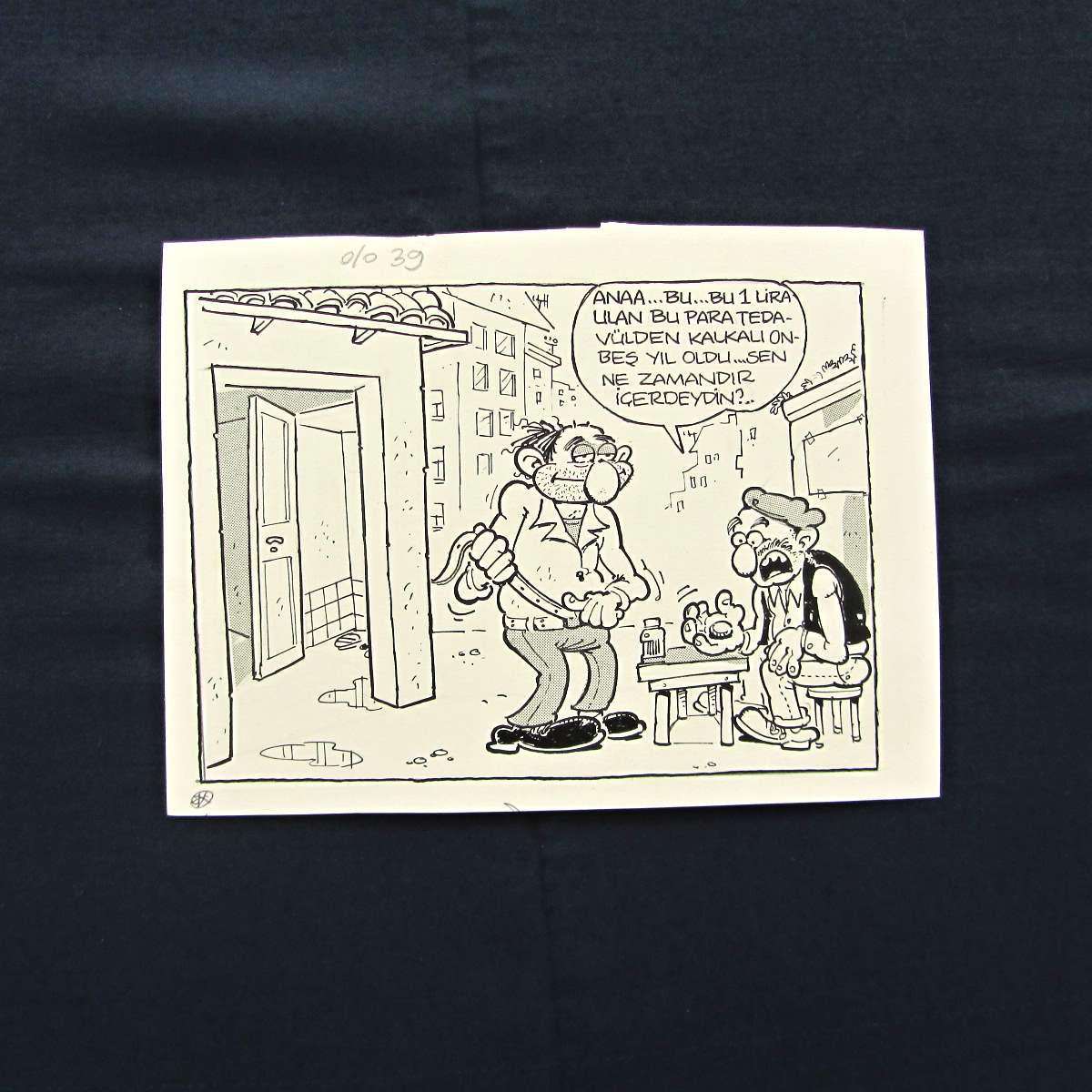 ZAMAN KONULU ORİJİNAL KARİKATÜR 1 ZAMAN KONULU ORİJİNAL KARİKATÜR