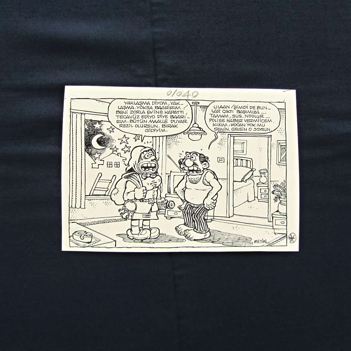 KADININ BEYANI KONULU ORİJİNAL KARİKATÜR 1 KADININ BEYANI KONULU ORİJİNAL KARİKATÜR