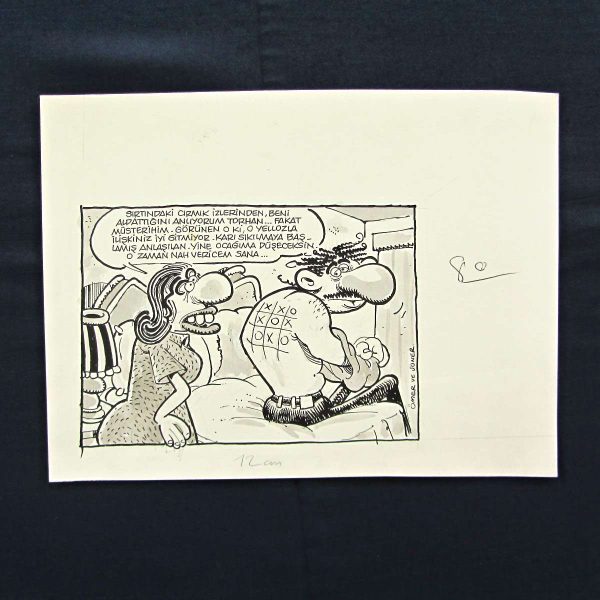 ALDATMA KONULU ORİJİNAL KARİKATÜR 57 ALDATMA KONULU ORİJİNAL KARİKATÜR