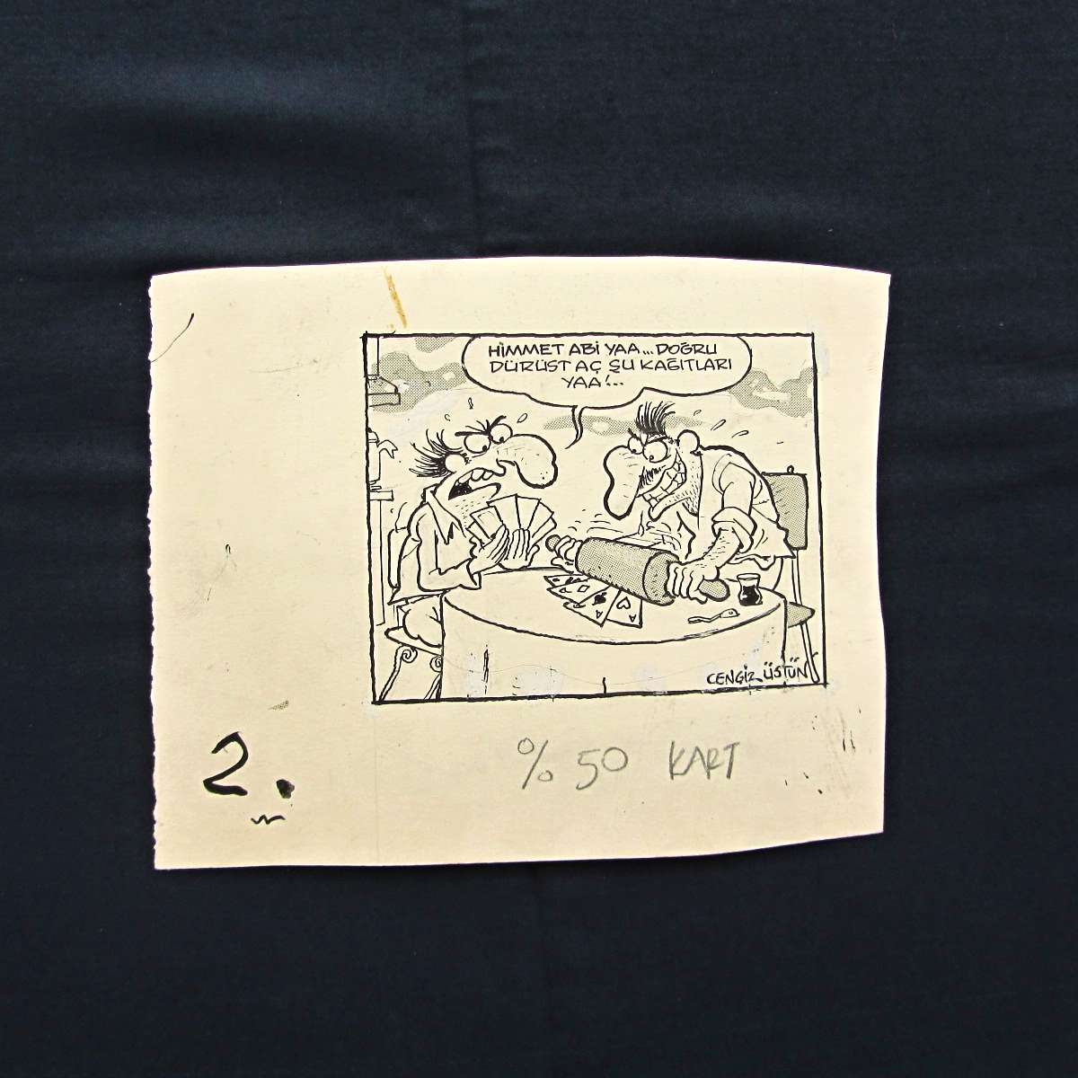 OYUN KONULU ORİJİNAL KARİKATÜR 1 OYUN KONULU ORİJİNAL KARİKATÜR