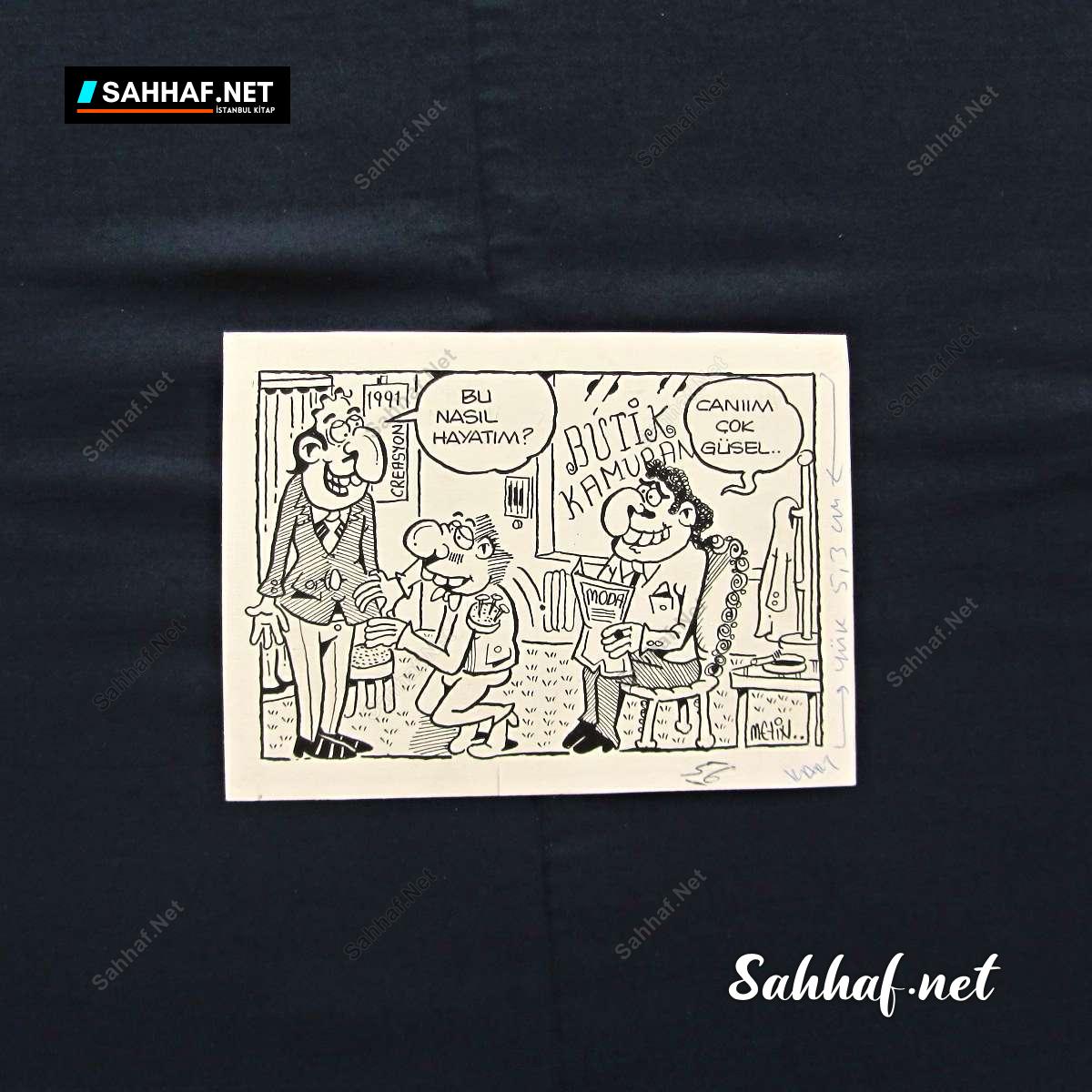 Kitap Dergi Efemera ORİJİNAL KARİKATÜR Sahhaf.Net 2 ORİJİNAL KARİKATÜR Sahhaf.Net Kitap Dergi Efemera 2