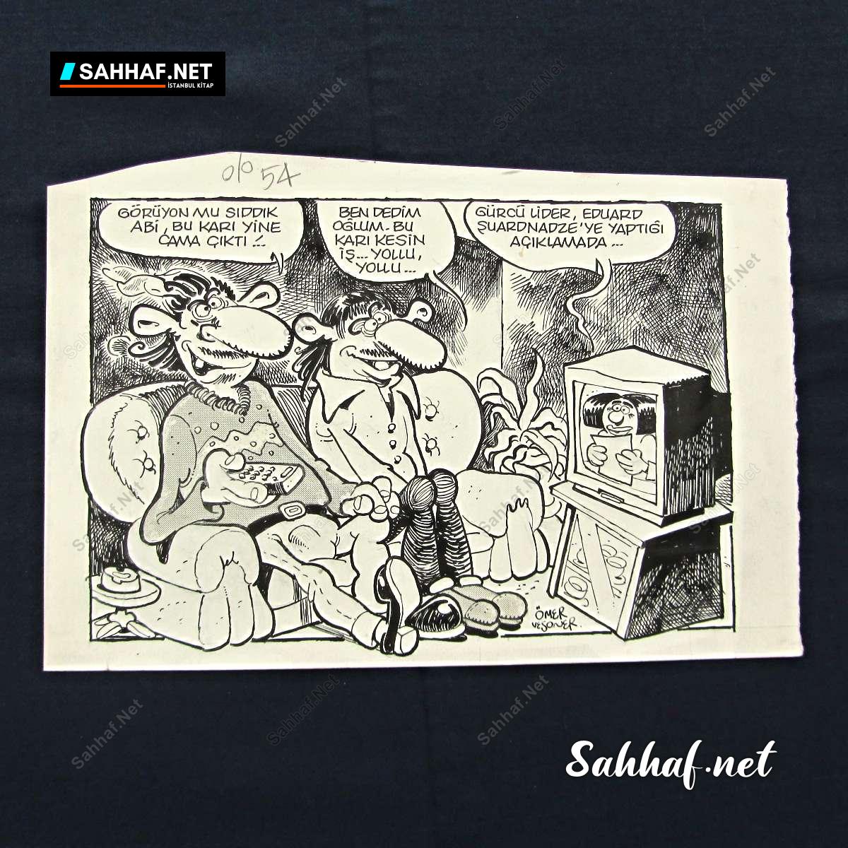 Kitap Dergi Efemera ORİJİNAL KARİKATÜR Sahhaf.Net 2 ORİJİNAL KARİKATÜR Sahhaf.Net Kitap Dergi Efemera 2
