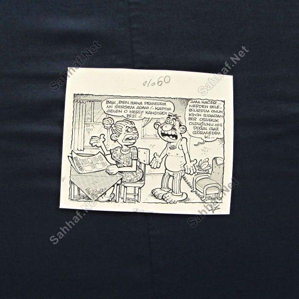 ORİJİNAL KARİKATÜR Sahhaf.Net Kitap Dergi Efemera