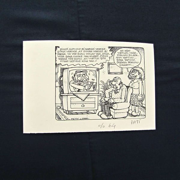HABER KONULU ORİJİNAL KARİKATÜR 54 HABER KONULU ORİJİNAL KARİKATÜR