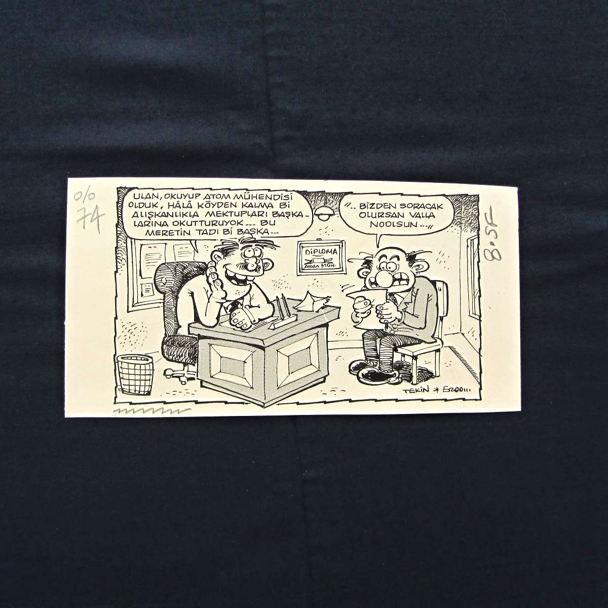 ALIŞKANLIK KONULU ORİJİNAL KARİKATÜR 1 ALIŞKANLIK KONULU ORİJİNAL KARİKATÜR