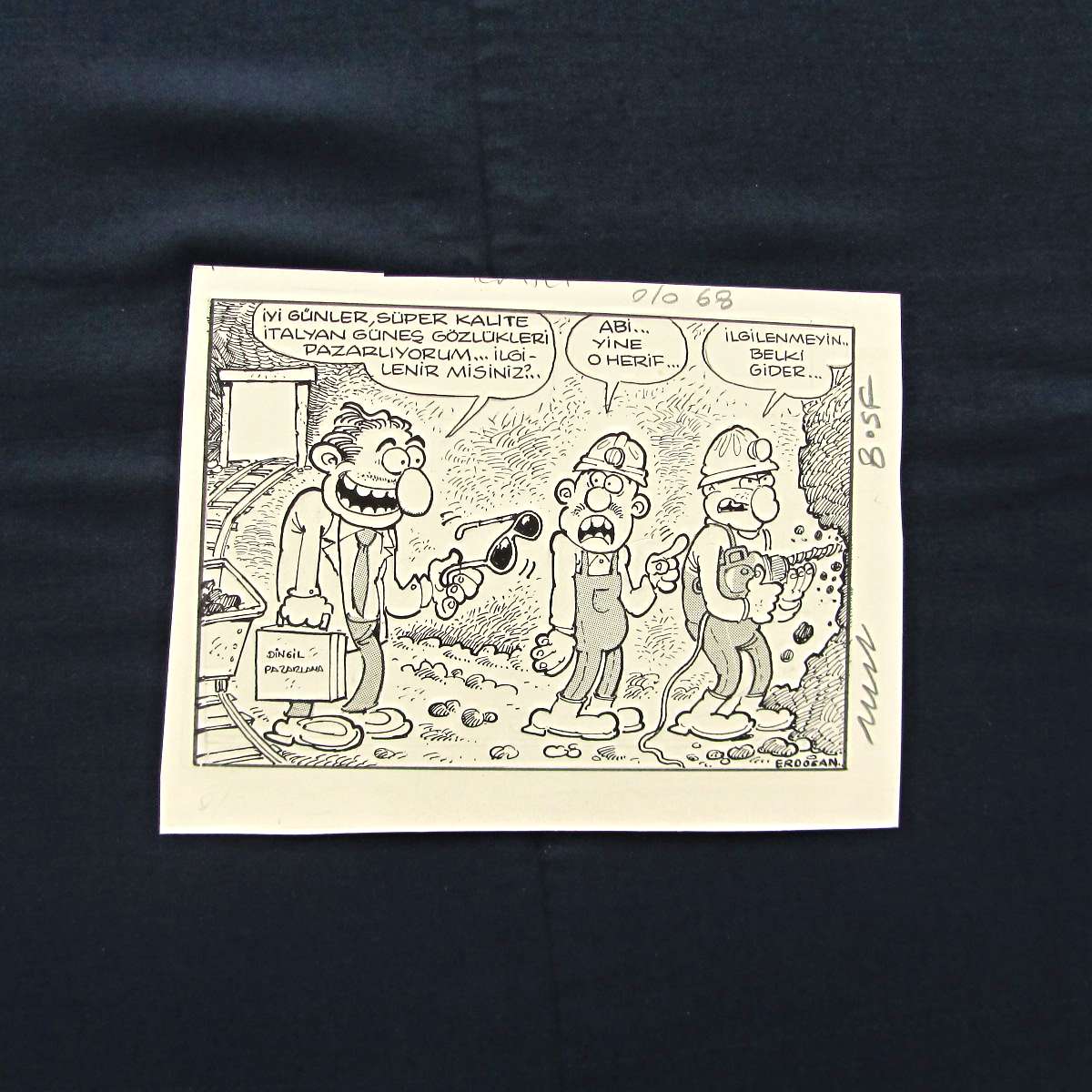 PAZARLAMA KONULU ORİJİNAL KARİKATÜR 1 PAZARLAMA KONULU ORİJİNAL KARİKATÜR