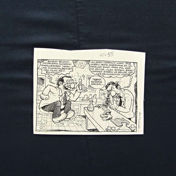 KISKANÇLIK KONULU ORİJİNAL KARİKATÜR 44 KISKANÇLIK KONULU ORİJİNAL KARİKATÜR