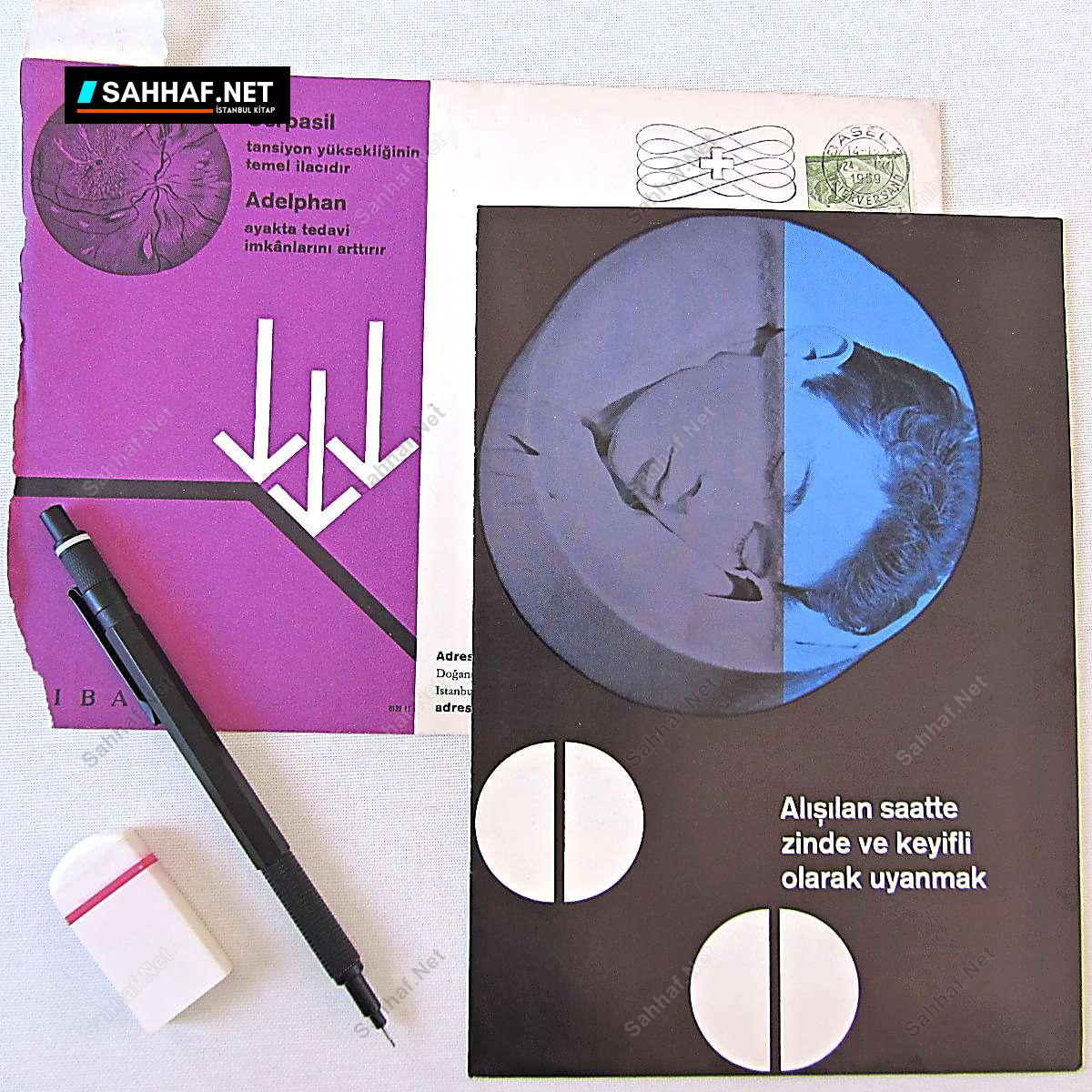 CIBA DORIDENE İLAÇ BROŞÜRÜ VE ZARF