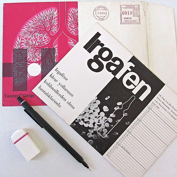 GEIGY IRGAFEN İLAÇ BROŞÜRÜ VE ZARF 51 GEIGY IRGAFEN İLAÇ BROŞÜRÜ VE ZARF