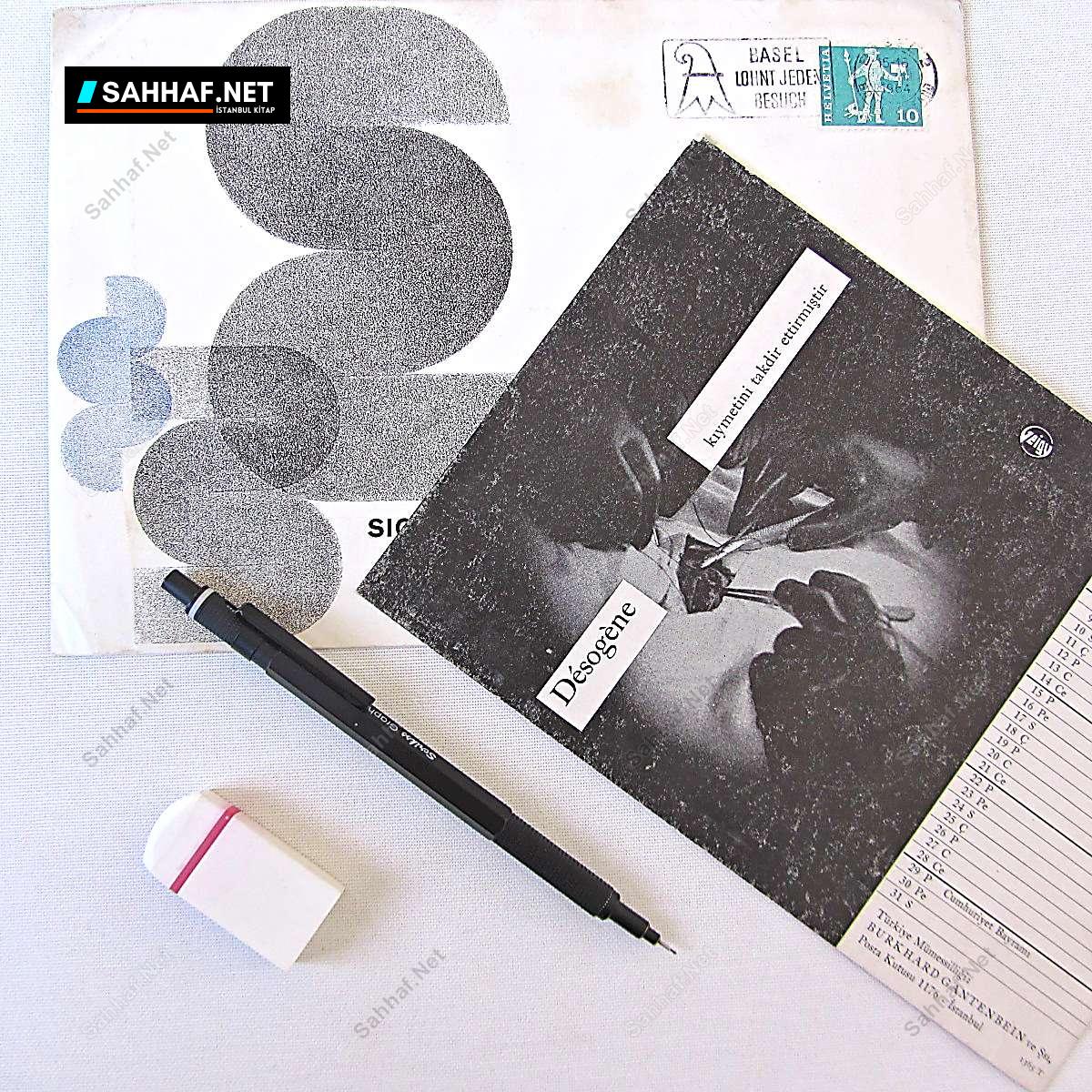 GEIGY DESOGENE İLAÇ BROŞÜRÜ VE ZARF 1 GEIGY DESOGENE İLAÇ BROŞÜRÜ VE ZARF