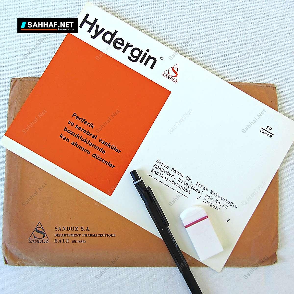 SANDOZ HYDERGIN İLAÇ BROŞÜRÜ VE ZARF 5 S2296 SANDOZ HYDERGIN ILAC BROSURU VE ZARF Efemera SANDOZ HYDERGIN İLAÇ BROŞÜRÜ VE ZARF