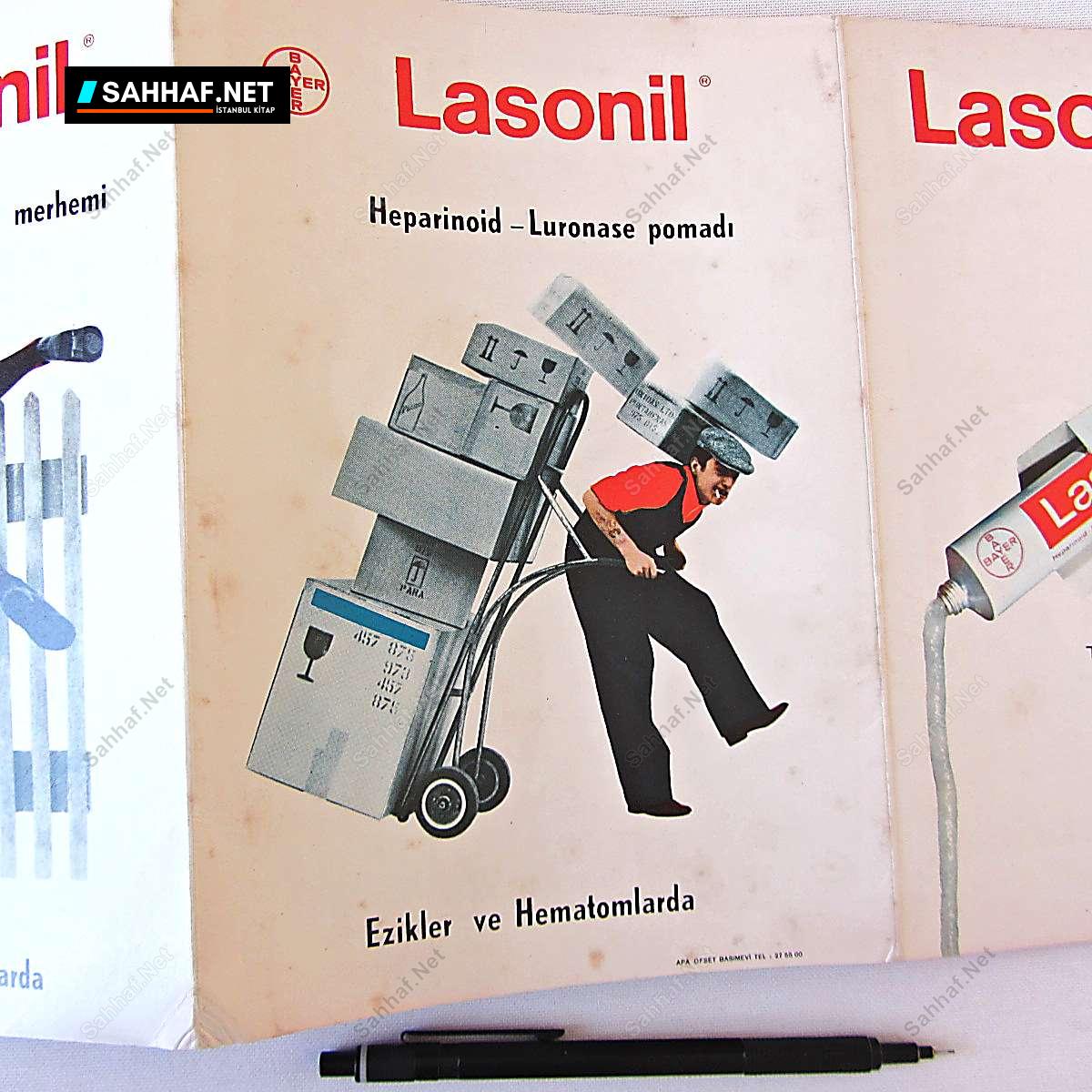 BAYER LASONIL İLAÇ BROŞÜRÜ VE ZARF - Görsel 3