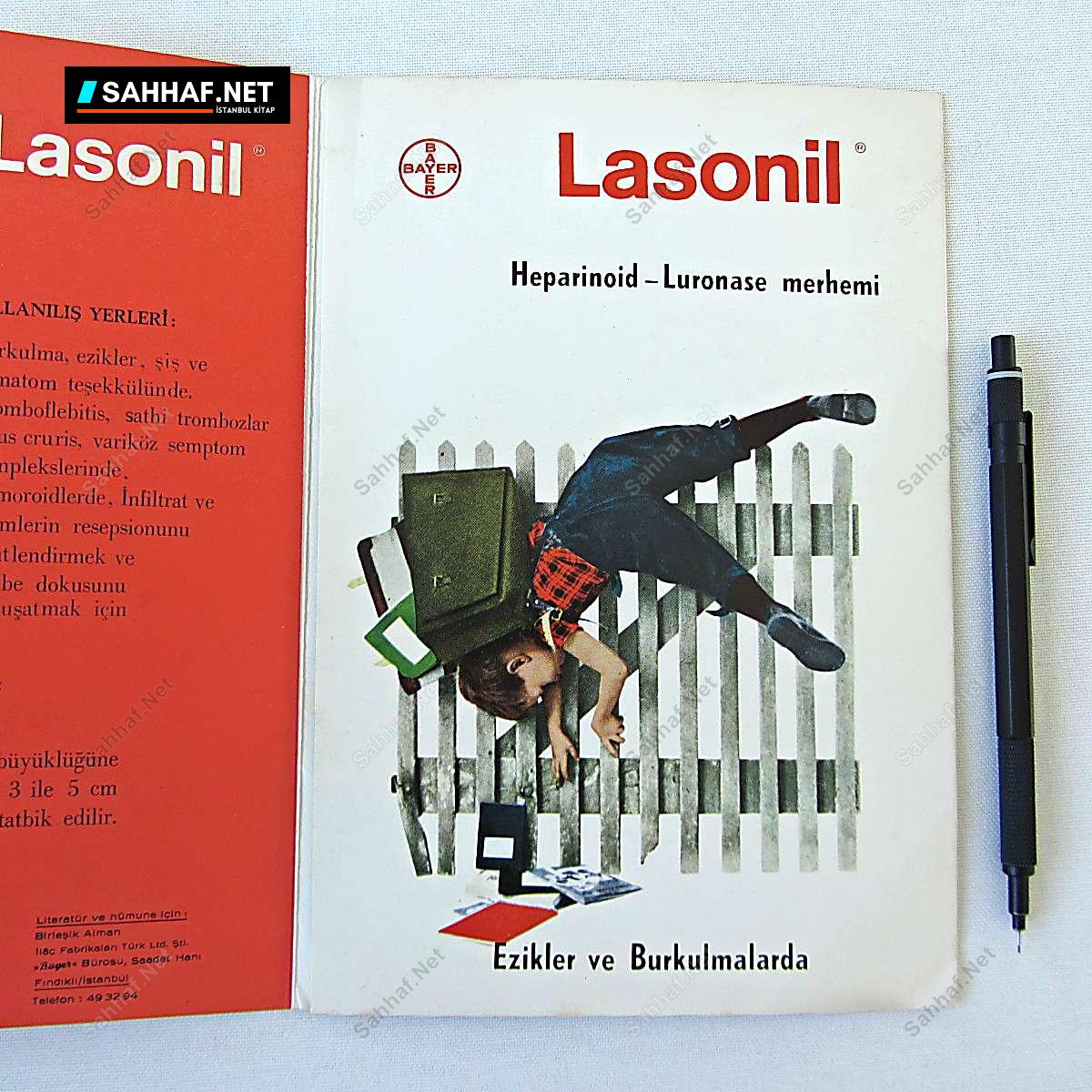 BAYER LASONIL İLAÇ BROŞÜRÜ VE ZARF - Görsel 5