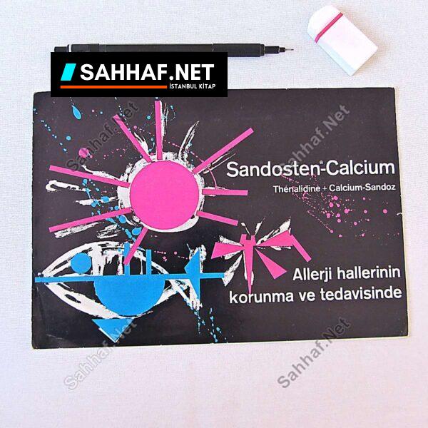 SANDOZ SANDOSTEN-CALCIUM İLAÇ BROŞÜRÜ - Sahhaf.Net