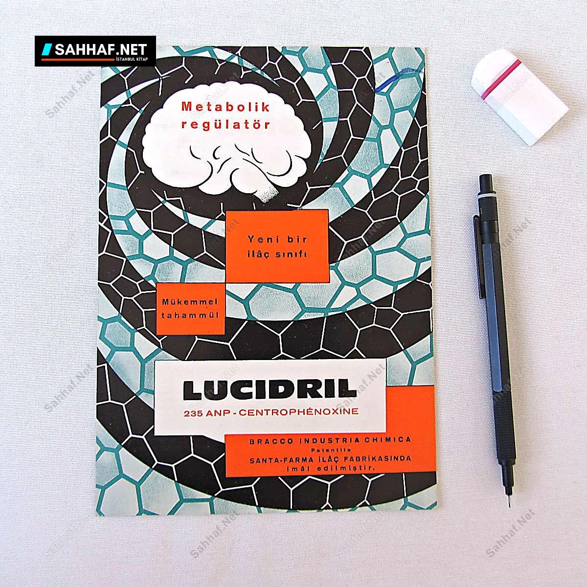 SANTA-FARMA LUCIDRIL İLAÇ BROŞÜRÜ 290 S2316 SANTA FARMA LUCIDRIL ILAC BROSURU Efemera SANTA-FARMA LUCIDRIL İLAÇ BROŞÜRÜ
