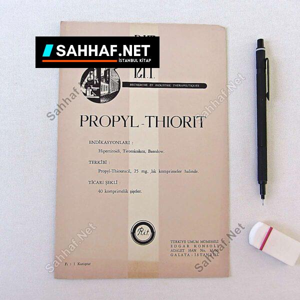 RIT PROPYL-THIORIT İLAÇ BRAŞÜRÜ - Sahhaf.Net
