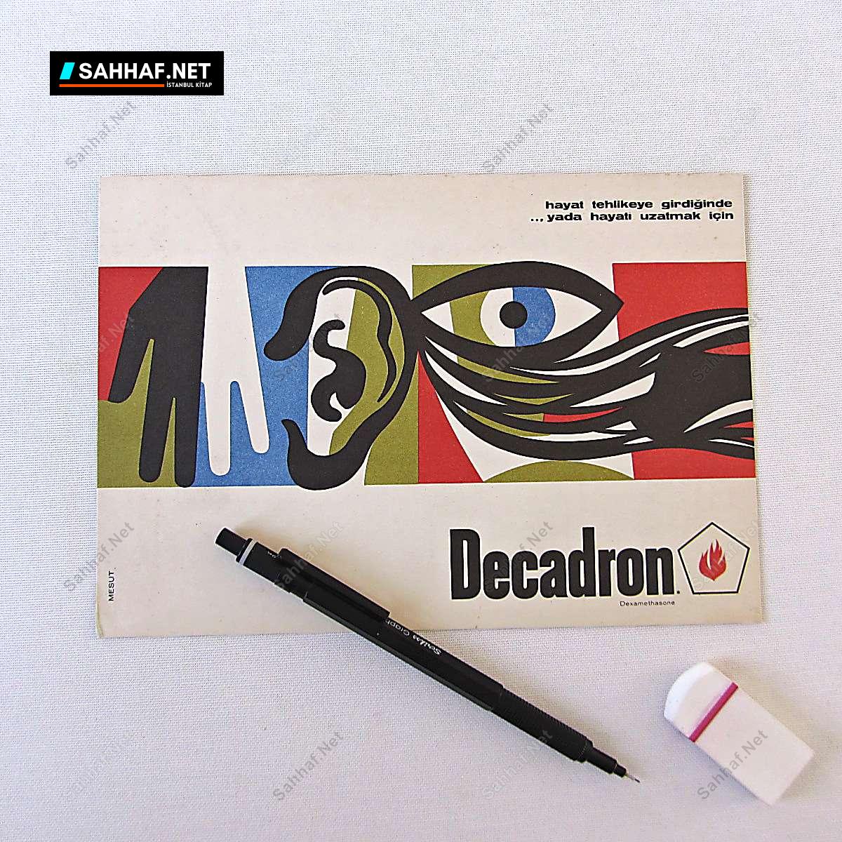 IBRAHİM ETEM DACADRON İLAÇ BROŞÜRÜ 346 S2325 IBRAHIM ETEM DACADRON ILAC BROSURU Efemera IBRAHİM ETEM DACADRON İLAÇ BROŞÜRÜ