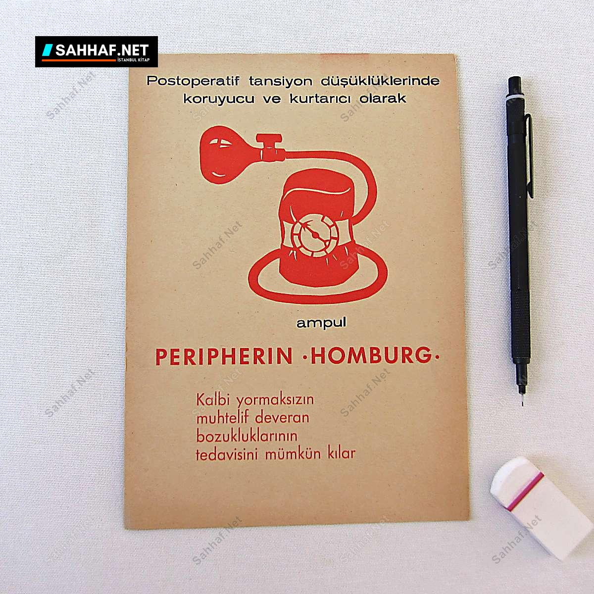 HOMBURG PERIPHERIN İLAÇ BROŞÜRÜ 338 S2326 HOMBURG PERIPHERIN ILAC BROSURU Efemera HOMBURG PERIPHERIN İLAÇ BROŞÜRÜ