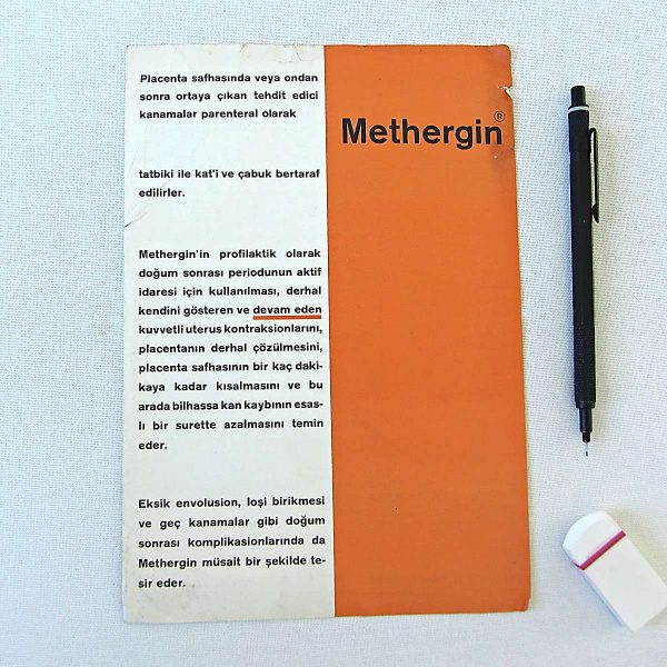 SANDOZ METHERGIN 54 SANDOZ METHERGIN