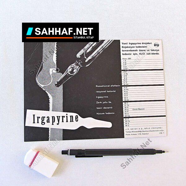 GEIGY IRGAPYRINE İLAÇ BROŞÜRÜ - Sahhaf.Net