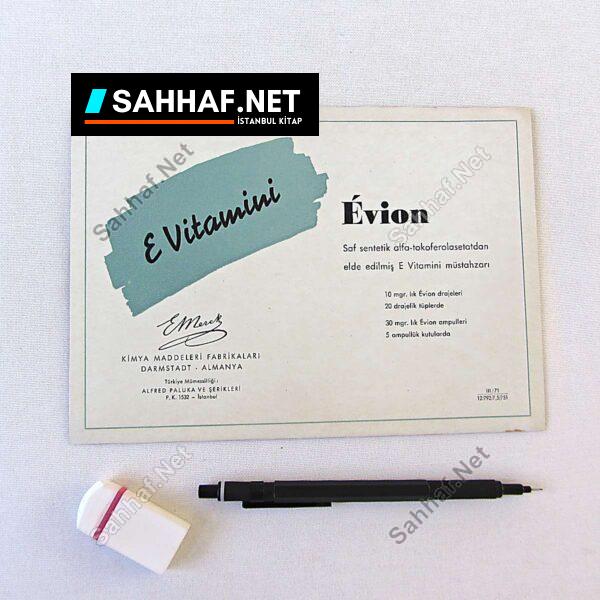ERMERCK EVION İLAÇ BROŞÜRÜ - Sahhaf.Net