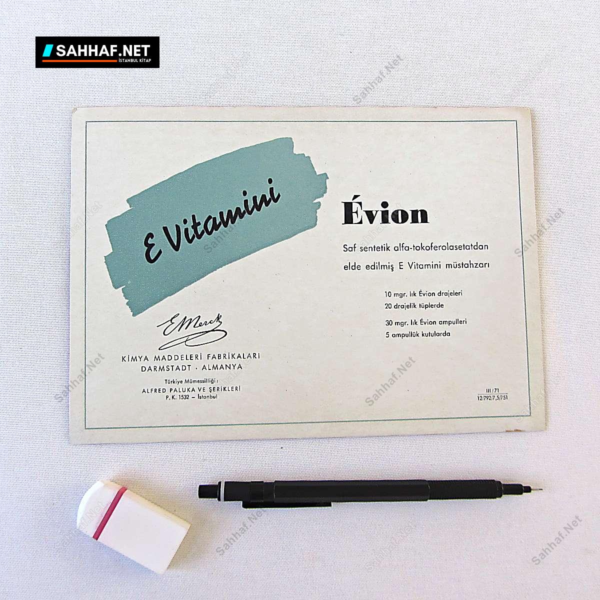 ERMERCK EVION İLAÇ BROŞÜRÜ 1 ERMERCK EVION İLAÇ BROŞÜRÜ