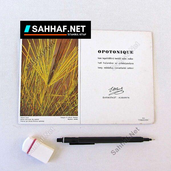 EMERCK OPOTONIQUE İLAÇ BROŞÜRÜ - Sahhaf.Net