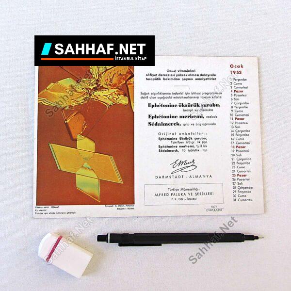 EMERCK EPHETONINE VE SEDALMEREK İLAÇ BROŞÜRÜ - Sahhaf.Net