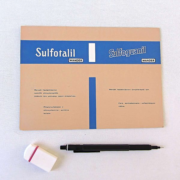 WANDER SULFOTALİL SULFOGUANİL İLAÇ BROŞÜRÜ 44 WANDER SULFOTALİL SULFOGUANİL İLAÇ BROŞÜRÜ