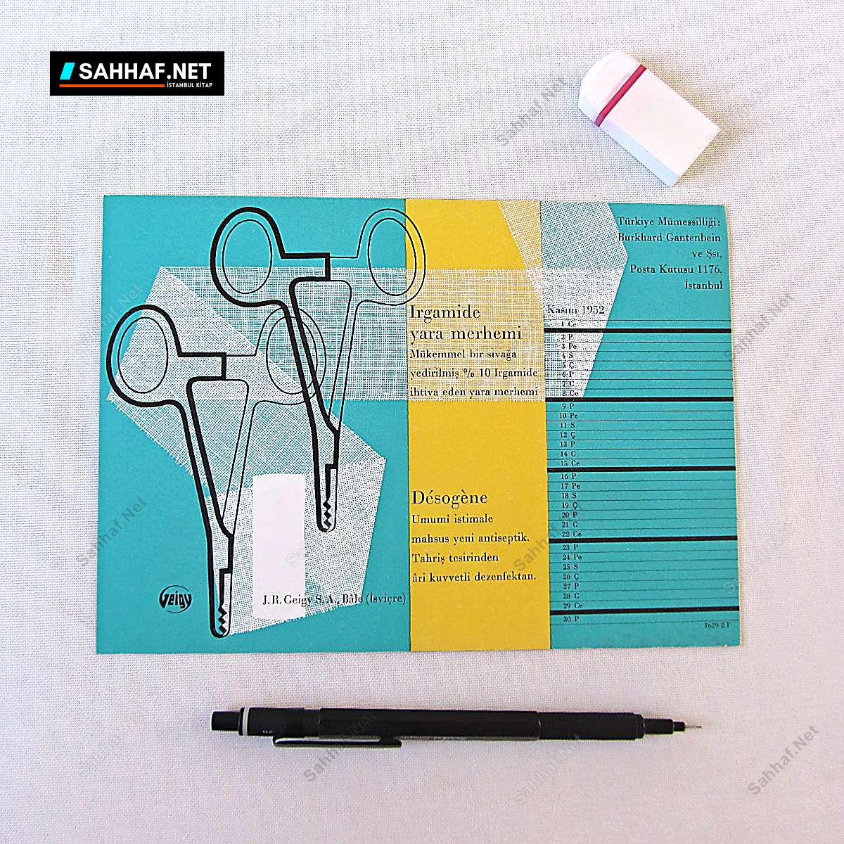 GEIGY IRGAMIDE VE DESOGENE İLAÇ BROŞÜRÜ 1 GEIGY IRGAMIDE VE DESOGENE İLAÇ BROŞÜRÜ