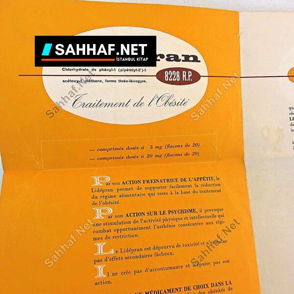 LIDEPRAN  İLAÇ BROŞÜRÜ - Sahhaf.Net