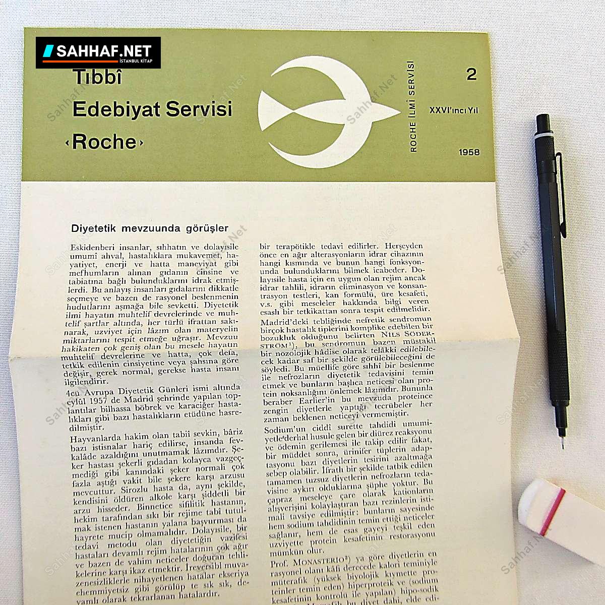 ROCHE TIBBİ EDEBİYAT SERVİSİ 378 S2385 ROCHE TIBBI EDEBIYAT SERVISI Efemera ROCHE TIBBİ EDEBİYAT SERVİSİ