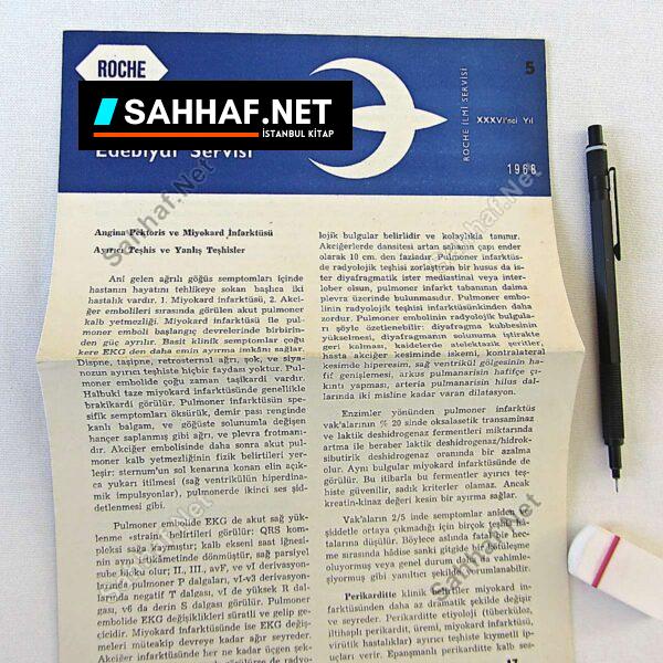 ROCHE TIBBİ EDEBİYAT SERVİSİ - Sahhaf.Net