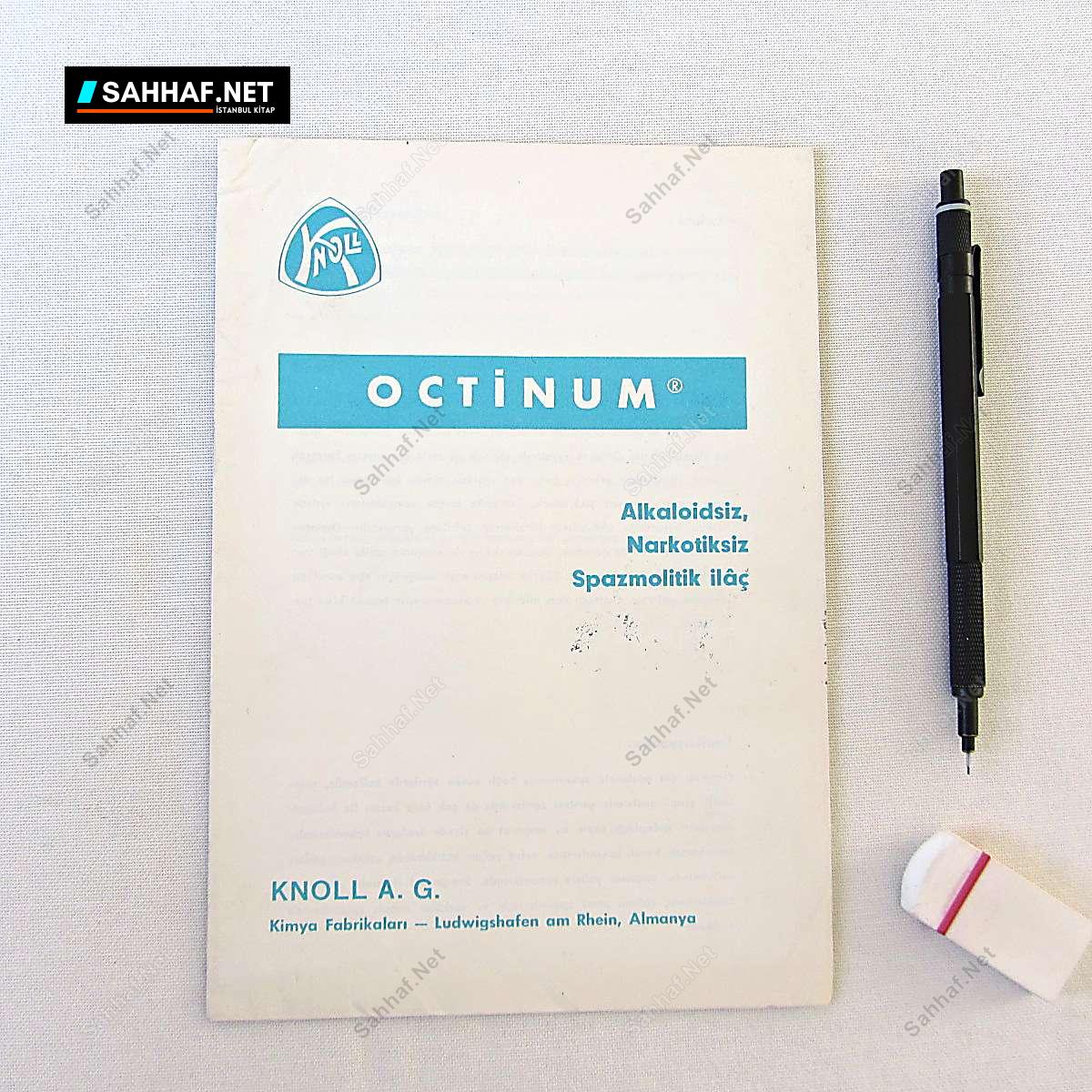 KNOLL OCTİNUM İLAÇ BROŞÜRÜ 338 S2390 KNOLL OCTINUM ILAC BROSURU Efemera KNOLL OCTİNUM İLAÇ BROŞÜRÜ