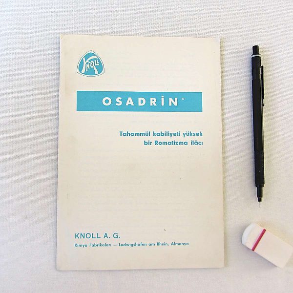 KNOLL OSADRİN İLAÇ BROŞÜRÜ 53 KNOLL OSADRİN İLAÇ BROŞÜRÜ